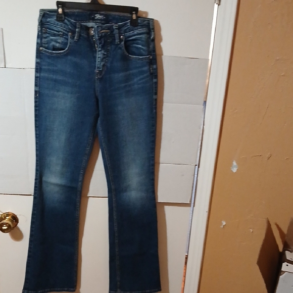 Silver Jeans Denim - Silver Jeans Women's Dark Blue Boot Cut Jeans